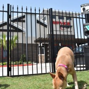 Caliber Auto Care - Exterior Enclosed Dog Park (Bark Park) - Auto Repair Near Me - Spring, Texas