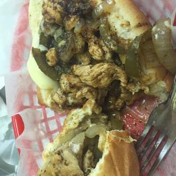 EatZ On The Corner - Half eaten chicken hoagie with jerk sauce! Yum! - American Near Me - Pine Mountain, Georgia EatZ On The Corner - Half eaten chicken hoagie with jerk sauce! Yum! - American Near Me - Pine Mountain, Georgia