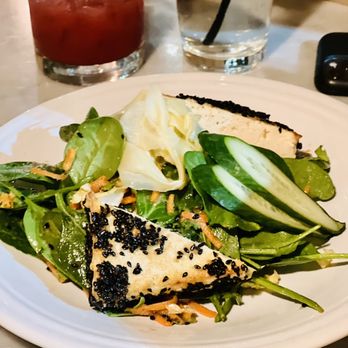Mizuna - Grilled Ginger Tofu Salad - New American Near Me - Spokane, Washington