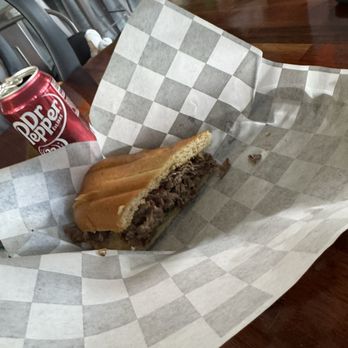 Peachtree Grill - Cheese-steak on toasted Hoagie roll - American Near Me - Nashville, Tennessee
