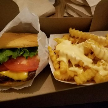 Shake Shack Union Station - Shackburger and cheese fries - Burgers Near Me - Washington, DC, District of Columbia Shake Shack Union Station - Shackburger and cheese fries - Burgers Near Me - Washington, DC, District of Columbia