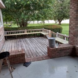 Alison Commercial and Residential Contractors - Replace wood on back deck. Nice deck
