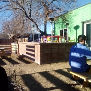 Funkwerks - Patio - enjoy the sun! Beware of smokers. - Breweries Near Me - Fort Collins, Colorado