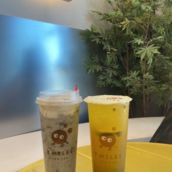 7 Miles Tea Lab - Black sesame under the cloud & kumquat passion fruit tea - Bubble Tea Near Me - Artesia, California