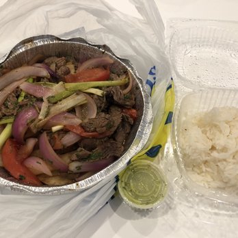 Amar Peruvian Kitchen - Lomo saltado $18 - Peruvian Near Me - Forest Hills, New York