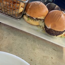 Chimi sliders from the happy hour menu