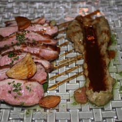Rossmount Inn - Spiced duck w eggplant purée & roasted beets