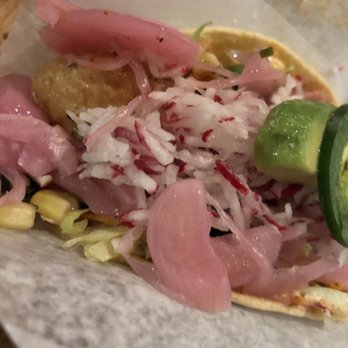 Moxies - Fish tacos... only ok. - Lounges Near Me - Plano, Texas Moxies - Fish tacos... only ok. - Lounges Near Me - Plano, Texas