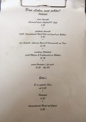 Menu photo 6 Das Leben isst schön! Hamburg, HH Menu photo 6 Das Leben isst schön! Hamburg, HH