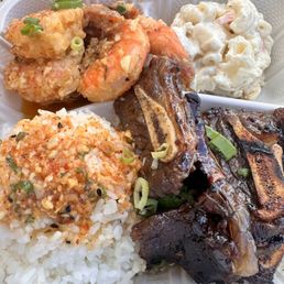 Kalbi Shrimp plate