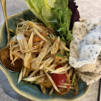 Me’Khun Delicacies - Papaya salad. Lao's style - Thai Near Me - Katy, Texas