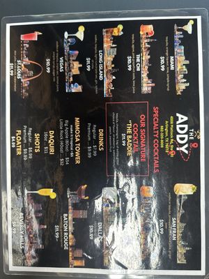 Menu photo 2 The Addy Arlington, TX Menu photo 2 The Addy Arlington, TX