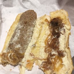 That white is supposed to be horseradish, and it was miracle whip