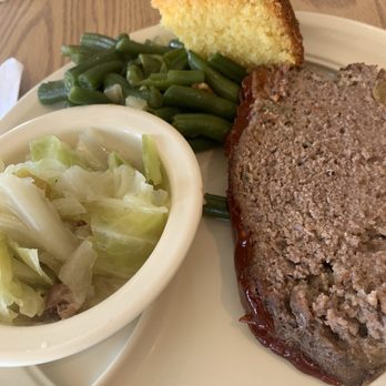 Kitty's Homestyle Cafe - Today's special: meatloaf with two sides and cake (not pictured) - Cafes Near Me - Magnolia, Texas Kitty's Homestyle Cafe - Today's special: meatloaf with two sides and cake (not pictured) - Cafes Near Me - Magnolia, Texas
