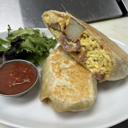 Foothills Cafe - Country Ham Breakfast burrito