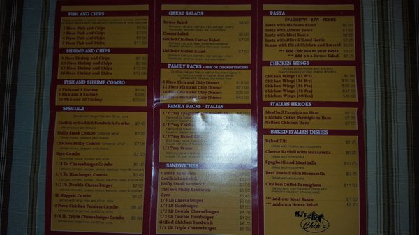 Menu photo 2 MJ's Fish n Chips Dayton, OH