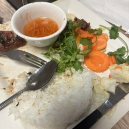 Rice w/ pork chop