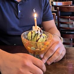 Sushi Hanabi - Complementary birthday ice cream