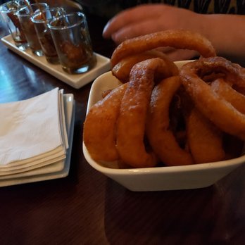 The Proper Pig - Side of onion rings (super crispy!!) - Beer Bar Near Me - Waterville, Maine The Proper Pig - Side of onion rings (super crispy!!) - Beer Bar Near Me - Waterville, Maine