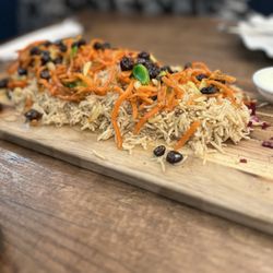 Bread & Salt Afghan Cuisine - Rice with carrots, nuts and raisins