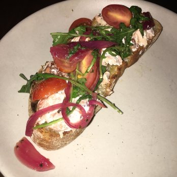 Culinary Dropout - Smoked Salmon Toast (NYE menu). - New American Near Me - Tempe, Arizona