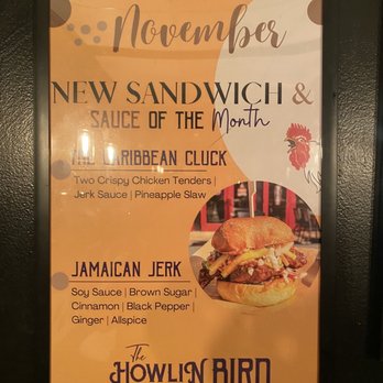 The Howlin Bird - Menu - Chicken Shop Near Me - North Canton, Ohio The Howlin Bird - Menu - Chicken Shop Near Me - North Canton, Ohio