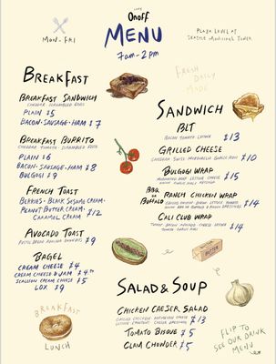 Menu photo 5 Café Onoff Seattle, WA Menu photo 5 Café Onoff Seattle, WA