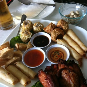 SriPraPhai Thai Restaurant - Sampler for two - Thai Near Me - Williston Park, New York SriPraPhai Thai Restaurant - Sampler for two - Thai Near Me - Williston Park, New York