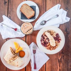 Thyme For Lunch Cafe & Grill - Gluten free banana bread. Baked in house