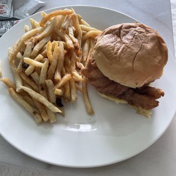 Captain's Kitchen - Super Grouper Sandwich w/fries - Seafood Near Me - Atlantic Beach, North Carolina Captain's Kitchen - Super Grouper Sandwich w/fries - Seafood Near Me - Atlantic Beach, North Carolina