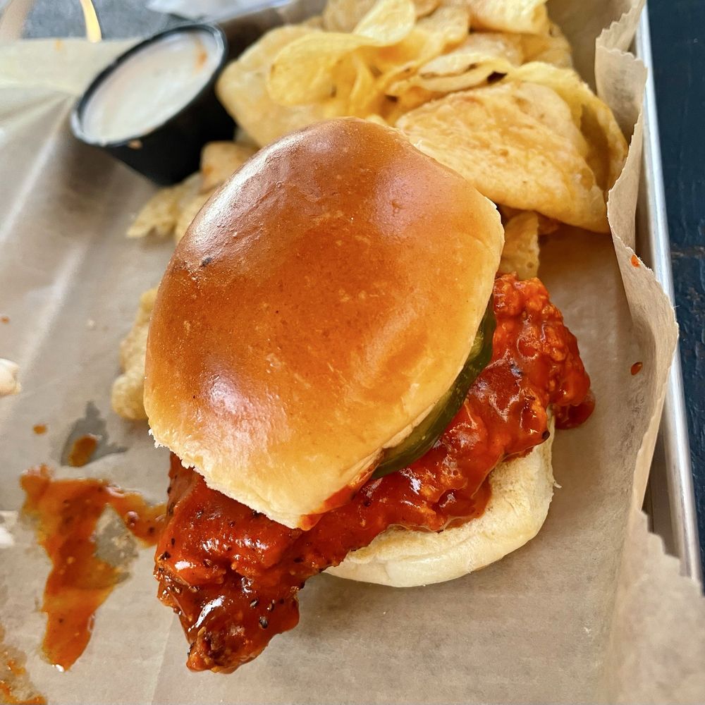 Sponge City Brewing - Nashville Hot Sliders - Brewpubs Near Me - Tarpon Springs, Florida