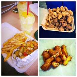 The Hot Italian sandwich, cheese curds, catfish, & gizzards are THE BEST for this place. Also the fire/ice lemonade!