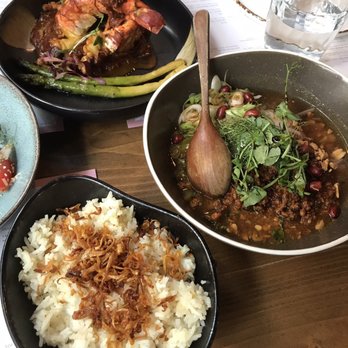 Lahpet - Prawn curry, Shan noodles and coconut rice - Burmese Near Me - London, XGL