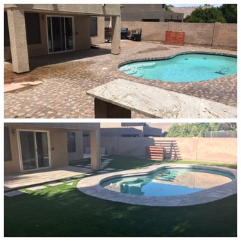 Thomas Cary Design - Before/After- this is before the rock got added to the boarder - Landscape Architects or Designers Near Me - Phoenix, Arizona Thomas Cary Design - Before/After- this is before the rock got added to the boarder - Landscape Architects or Designers Near Me - Phoenix, Arizona