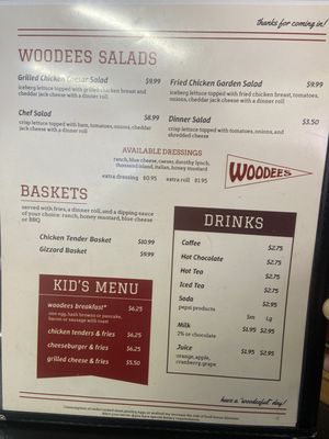 Menu photo 1 Woodees Lincoln, NE Menu photo 1 Woodees Lincoln, NE