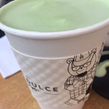 Cafe Dulce - Blueberry matcha latte:) it's delicious! Must try - Coffee & Tea Near Me - Los Angeles, California