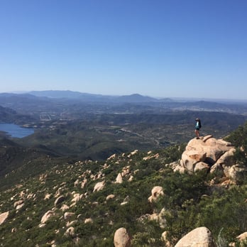 Iron Mountain - Lake Poway in the distance - Hiking Near Me - Poway, California Iron Mountain - Lake Poway in the distance - Hiking Near Me - Poway, California