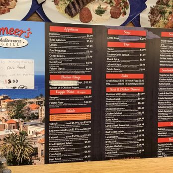 Ameer's Mediterranean Grill - menu and prices - Mediterranean Near Me - Atlanta, Georgia