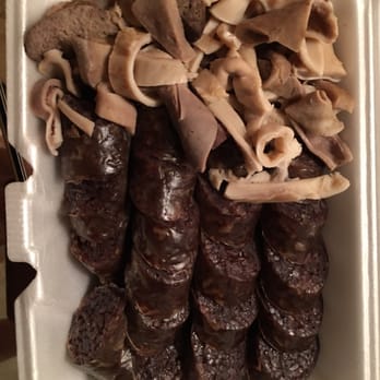 JCD Korean Restaurant - Korean pork sausages and intestines! 06/19/16 - Korean Near Me - Beaverton, Oregon