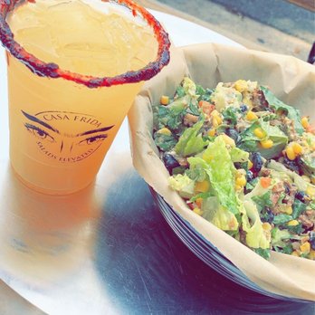 Casa Frida - Southwest salad, and a mango juice with chamoy. - Salad Near Me - Dalton, Georgia