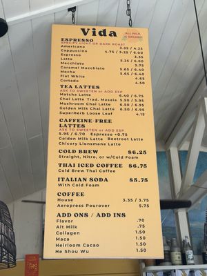 Menu photo 1 Vida by Sip Me Makawao, HI