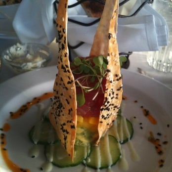 Pacifica Del Mar - tuna tartare - New American Near Me - Del Mar, California Pacifica Del Mar - tuna tartare - New American Near Me - Del Mar, California