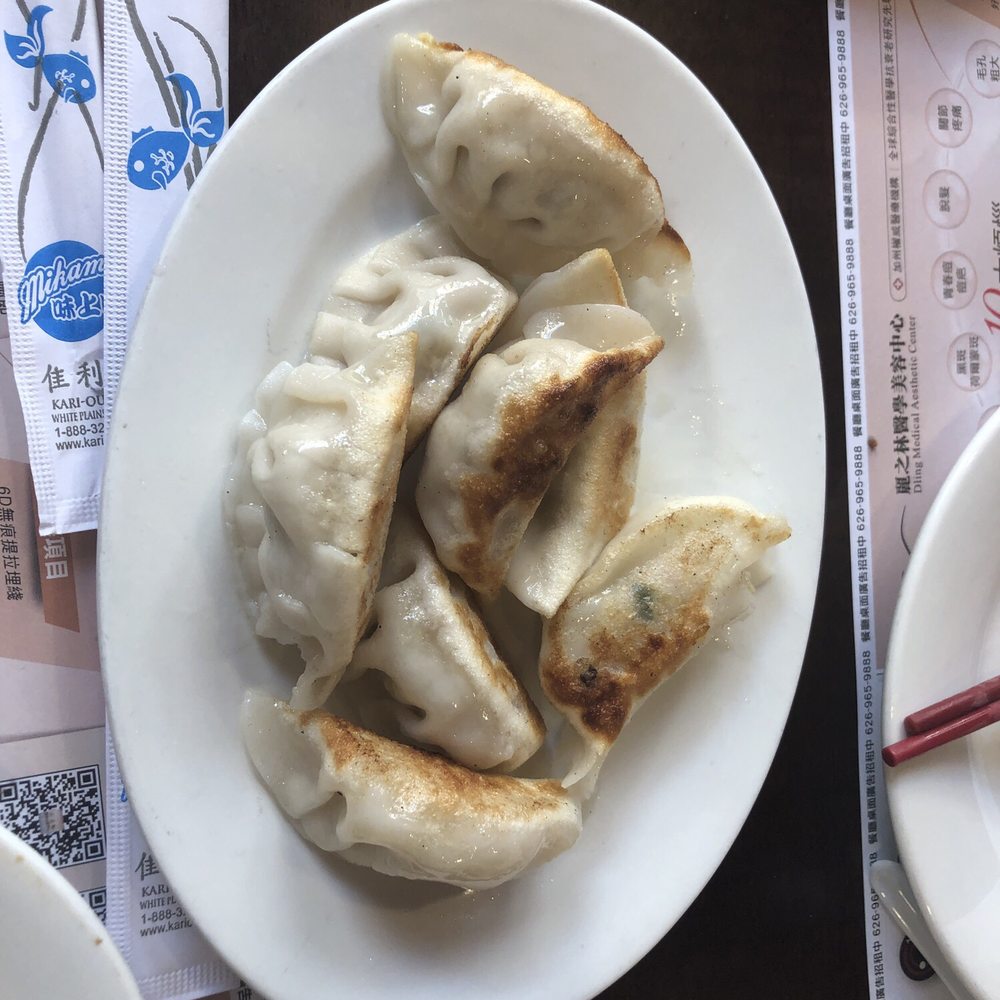 101 Cafe - Order of dumplings (smallest portion I have ever seen). - Taiwanese Near Me - Diamond Bar, California