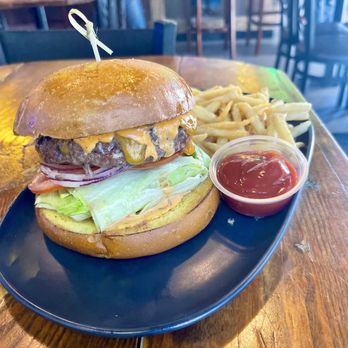 The FAB - Old Fashion Burger Plate - Sports Bars Near Me - San Jose, California The FAB - Old Fashion Burger Plate - Sports Bars Near Me - San Jose, California