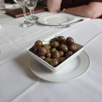 Campino Restaurant - The table was served with great volumes of cured olives. - Portuguese Near Me - Newark, New Jersey Campino Restaurant - The table was served with great volumes of cured olives. - Portuguese Near Me - Newark, New Jersey