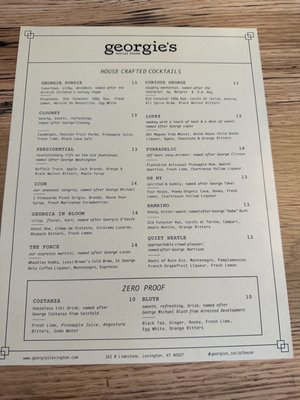 Menu photo 2 Georgie's Social House Lexington, KY Menu photo 2 Georgie's Social House Lexington, KY
