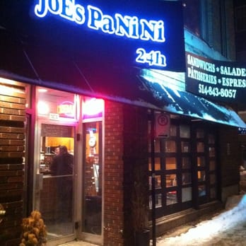 Joe's Panini - A warm place on a cold night. - Sandwiches Near Me - Montreal, Quebec Joe's Panini - A warm place on a cold night. - Sandwiches Near Me - Montreal, Quebec