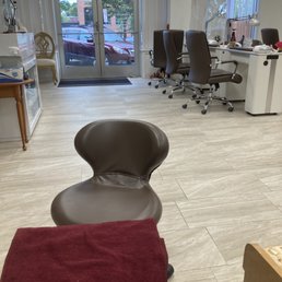 view from spa chair