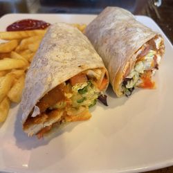 Buffalo Chicken Finger Wrap