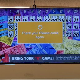 a sign that says thank you please come again a sign that says thank you please come again